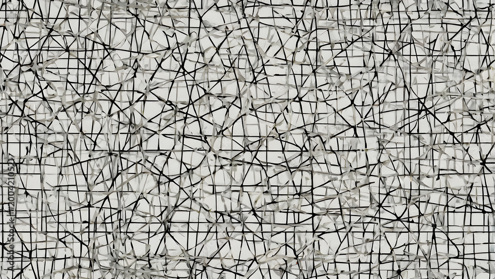 Obraz premium Minimal grid seamless pattern clean lines