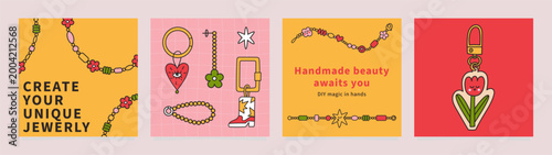 DIY jewelry banner set