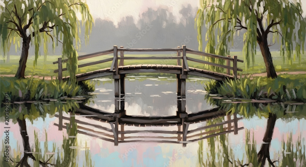 Fototapeta premium Soft Bridge Scene