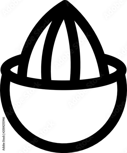 Foto Handheld lemon squeezer vector illustration for kitchen design