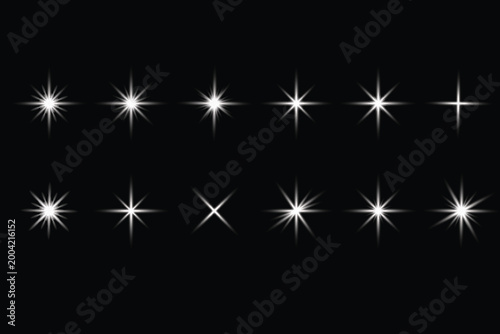 Foto gleaming white burst flare bright dust