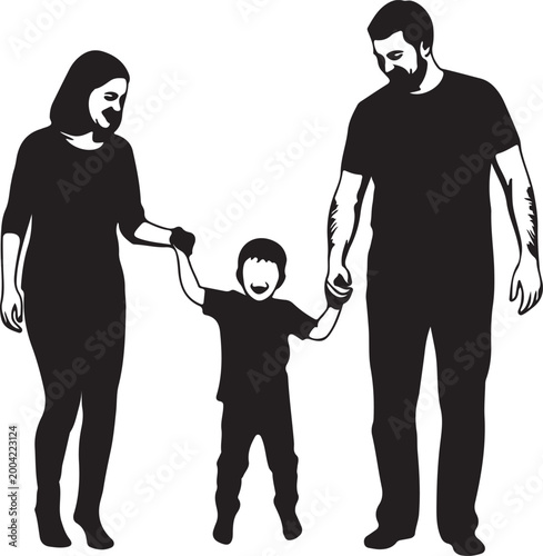 Woman wearing headscarf smiling portrait vector illustration modern style