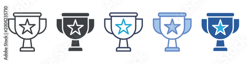Fotografía Mastery icon set multiple style collection