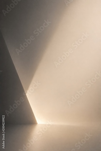 Abstract premium background with controlled light slab and neutral beige gray tones, minimal clean design with strong contrast and space for text, modern luxury digital backdrop for marketing