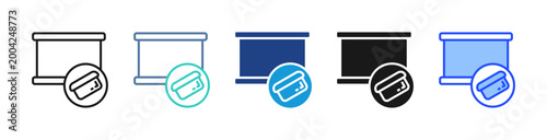 Whiteboard Eraser icon set multiple style collection