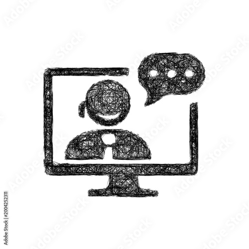 Sketch webinar icon design