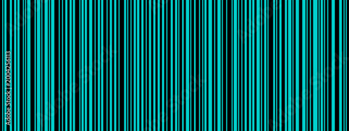 Barcode strip on teal background of vertical black lines of varying widths