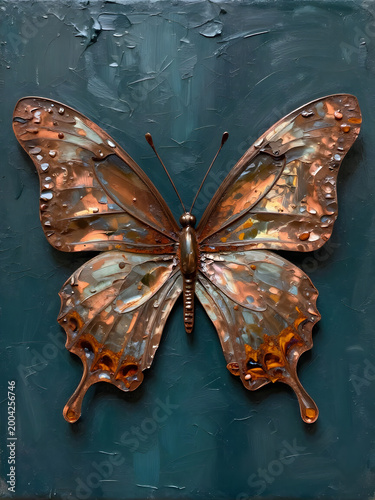 Copper Metallic Shimmer