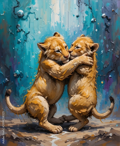 Joyful Cub Play