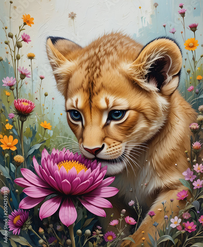 Cub Meets Bloom