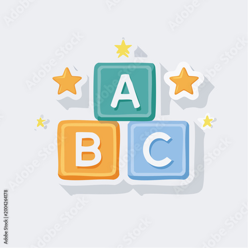 ABC Blocks with Stars