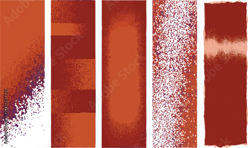 Textured abstract backgrounds with warm earthy tones and varied granular effects