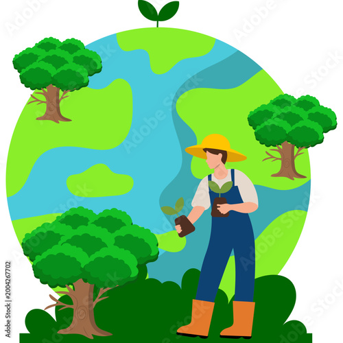 World Environment Day Illustration