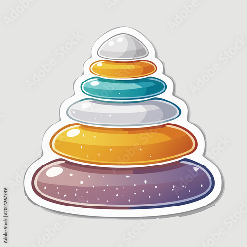 Stacking Stones Pyramid