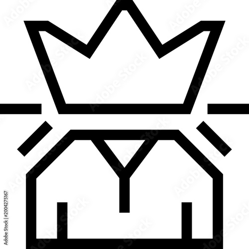 Leadership Crown King Outline Icon