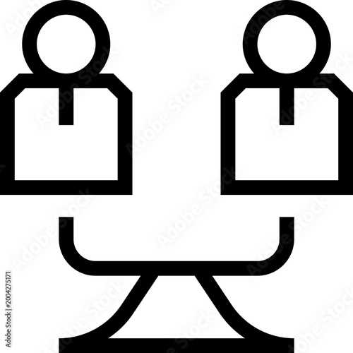 Leader Consideration Outline Icon