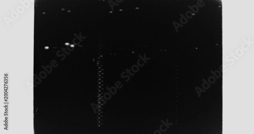Bilde på lerret Black dark cyber glitch abstract background