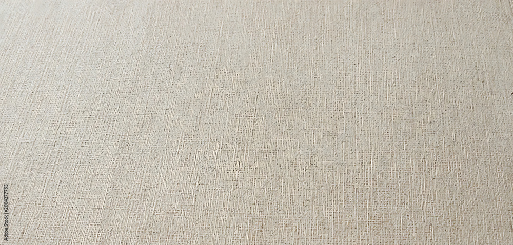 Fototapeta premium Beige fabric texture, close-up canvas