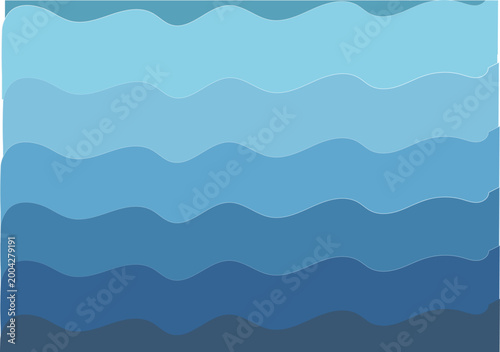 Fluid Aqua Swirl Circle Minimal Wave Splash Modern Abstract Vector Art