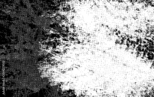 A abstract composition showcasing a black noise texture with halftone pixel detailing. Ideal for use in technology themed designs, cyberpunk visuals, digital art projects