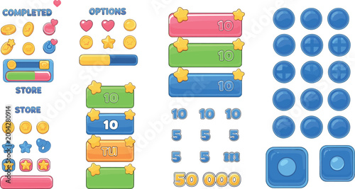 vector set of business cards