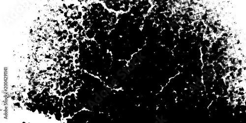 Black Paint Splash Brush Stroke with Textured Grunge Effect for Modern Flyers, Artistic Covers, and Urban Creative Background Templates