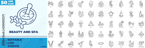 Translation Solid Editable Icons set