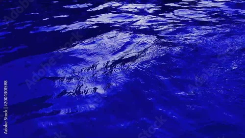 Blue Ocean Water Surface Motion Texture