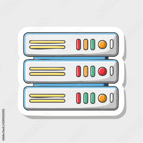 Stack of Servers Icon
