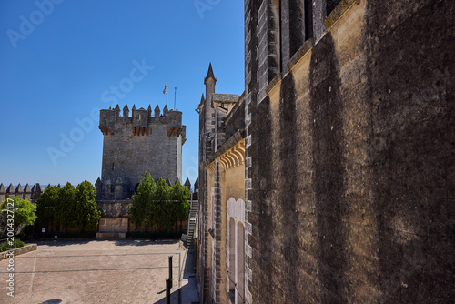 Almodóvar del río castle fortress with medieval architecture
