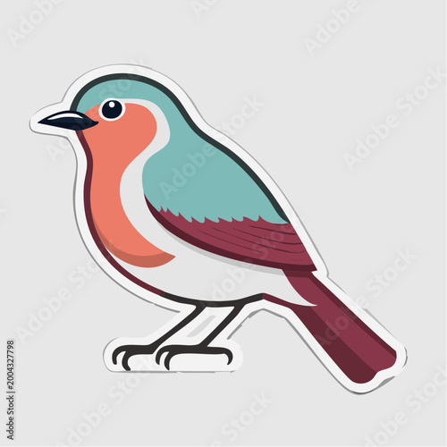 Stylized Bird Illustration
