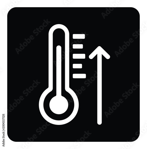 Caution Hot Surface Do Not Touch Symbol Sign,Vector Illustration, Isolated On White Background Label. EPS10