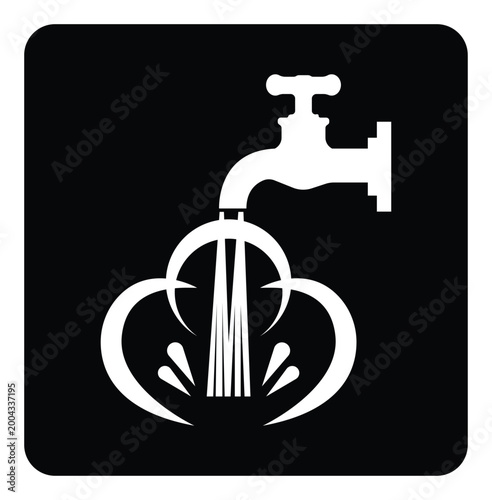 Caution Hot Surface Do Not Touch Symbol Sign,Vector Illustration, Isolated On White Background Label. EPS10
