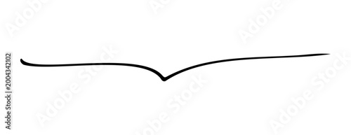 細いペンで書いた手書きの吹き出し