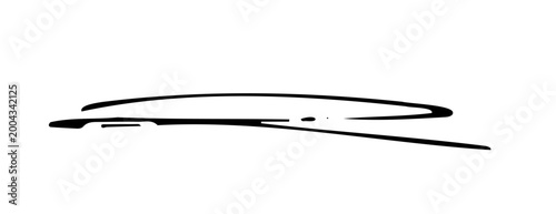 細いペンで書いた手書きの吹き出し