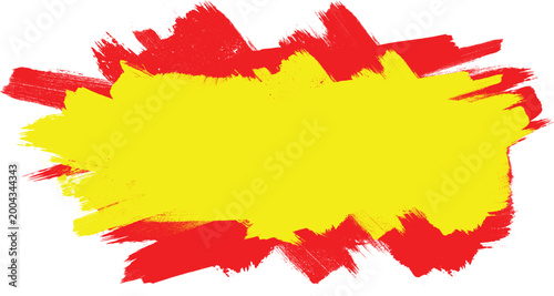 Grunge brush stroke banner with rough edges - abstract paint stroke for typography overlay. Bold brush stroke strip for web header or cover design. Textured element for design template , social media.