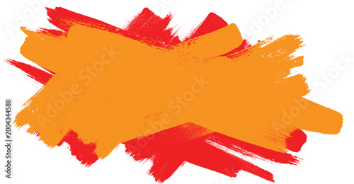 Grunge brush stroke banner with rough edges - abstract paint stroke for typography overlay. Bold brush stroke strip for web header or cover design. Textured element for design template , social media.