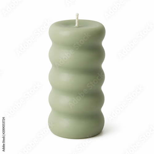 candle on a white background