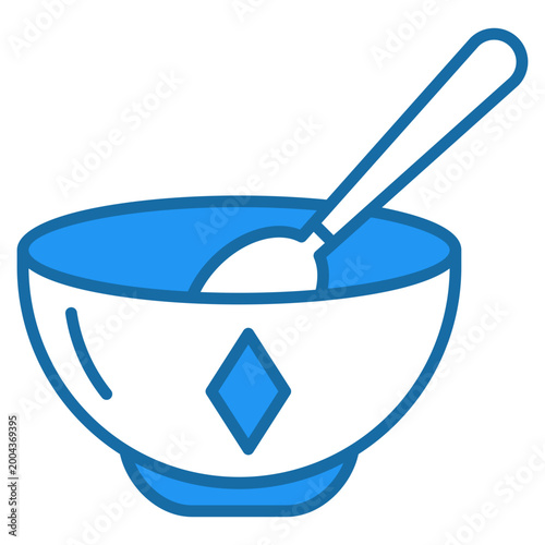 Iftar Bowl Icon For Design Elements
