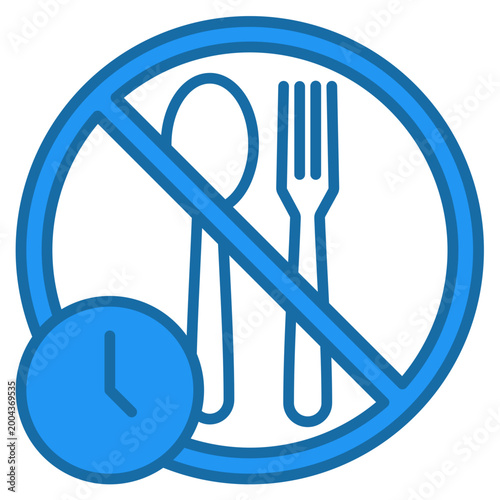 Fasting Symbol Icon For Design Elements