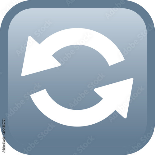 Foto Counterclockwise arrow icon, vector illustration, isolated on transparent background