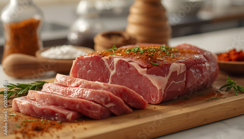 raw pork chops