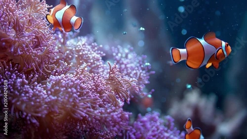 clown fish in aquarium
