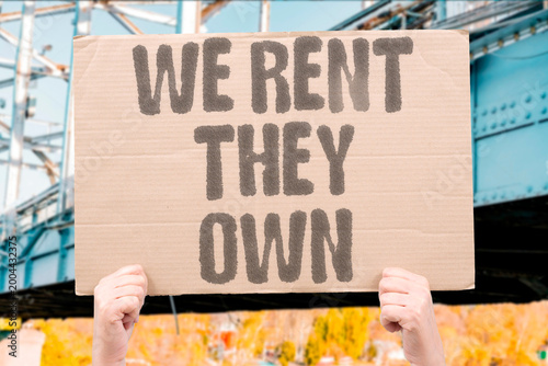 Εκτύπωση καμβά "We Rent They Own" research confirms ownership gap measurably widening between adult modern generations