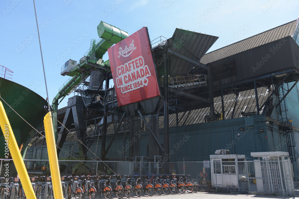 Naklejka premium Redpath Sugar Refinery 95 Queens Quay E, Toronto