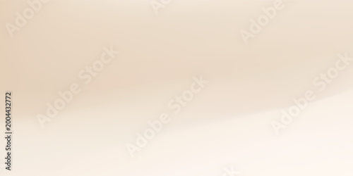 Fotografija Smooth wavy beige gradient background