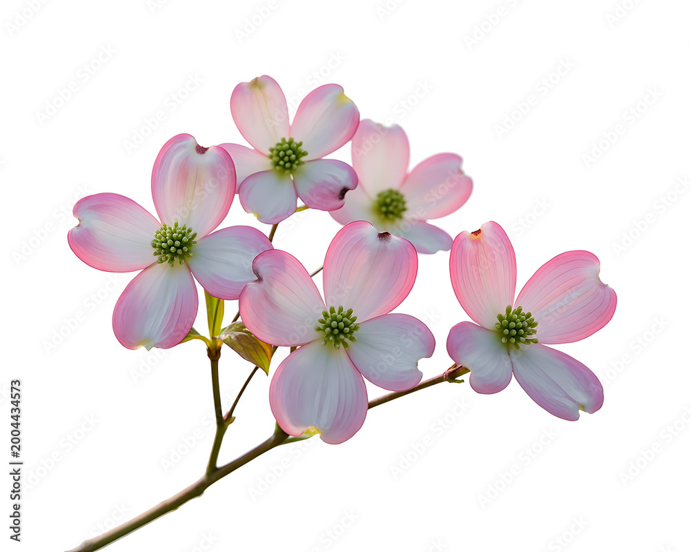 Obraz premium beautiful pink orchid flower on white background .