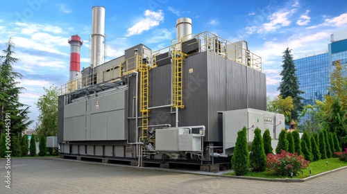 Modern Incinerator Facility for Non-Recyclable Waste Processing