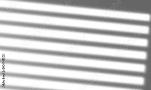 Full Frame Diagonal Window Blinds Shadow Overlay on Transparent Background Isolated 