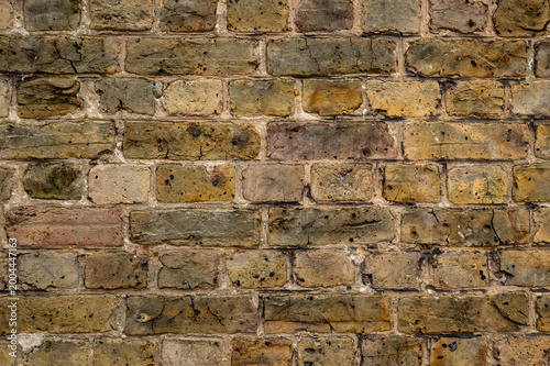 Aged brick wall background texture